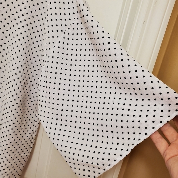 SPENSE POLKA DOT BLOUSE - LARGE - Picture 4 of 6